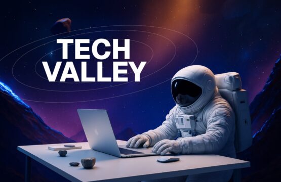 A Space-inspired Landing Page Design for a Marketing Company